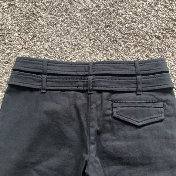Roberto Cavalli Build - in Belt Black Denim Pant